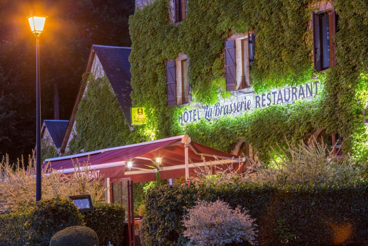 Logis Hotel Restaurant La Brasserie Treignac Exterior foto
